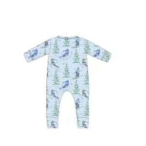 NEW LEV BABY kid's breck poppy convertible romper in blue
